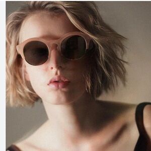 Le Specs X Self-Portrait Limited Edition Pink Sunglasses